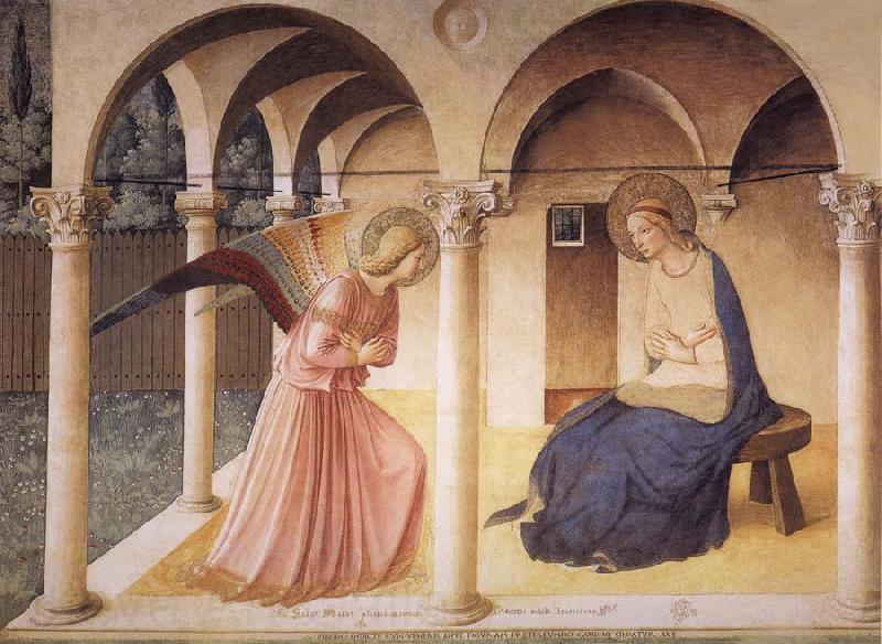 Fra Angelico The Verkundigung France oil painting art